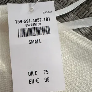 Abercrombie & Fitch Cream Knit Top thumbnail 8