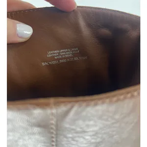 Tory Burch Riding Logo Embossed Leather Knee‎ High Boots Brown 10.5 thumbnail 14