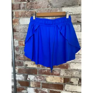 Vibrant Royal Blue High-Waisted Athletic Skort / Running Shorts Size S thumbnail 3