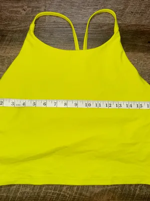 Old Navy Powersoft Neon Strappy Crop Tank Top Size XL thumbnail 9