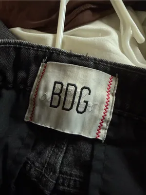 Urban Outfitters Black Washed Cargo Jeans thumbnail 4
