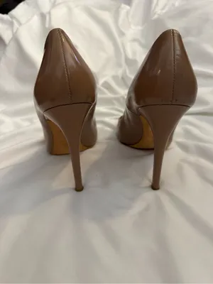 EUC Kurt Geiger London Eden Court Shoes in Natural Leather thumbnail 4