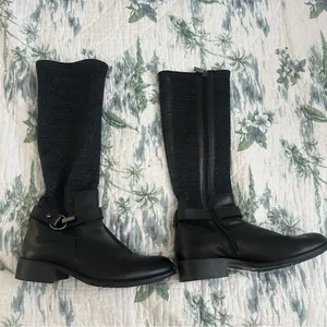 Aquatalia Odilia Weatherproof Riding Boot 9.5 Black thumbnail 2