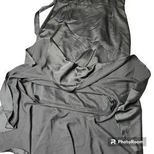 Lulus Black Tie‎ Optional Satin Ruffled Midi Dress thumbnail 8