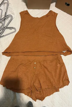 Colsie pj set Orange Size M thumbnail 1