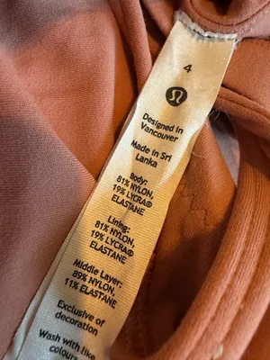 Lululemon Align Peach Pullover Tank Top Workout Athletic Stretch Size 4 Women's thumbnail 9