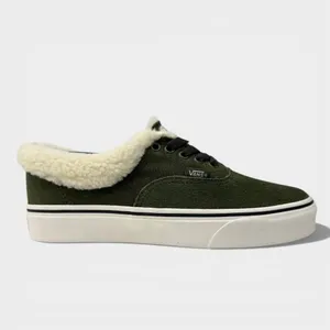 Vans Authentic Sherpa Mule Grape Leaf Green Suede Men 7 Women 8.5 VN000CP4KCZ thumbnail 2