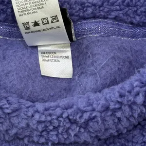 Disney Nightmare Before Christmas Fleece Long Sleeve Plush Pajama Top Purple M thumbnail 13