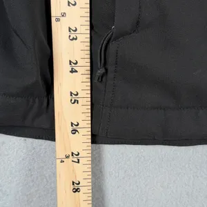 Y2k The North Face Womens XL Black Softshell Fleece Lined Hooded Jacket thumbnail 6