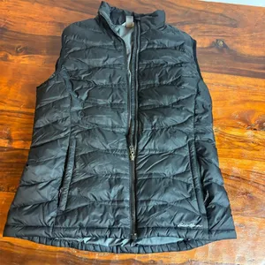 Eddie Bauer‎ Vest Womens Size M Black Down Puffer Full Zip thumbnail 1