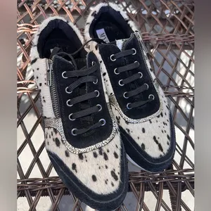 Myra Bag Rush Sneakers Fur Leather Shoes Size 7 thumbnail 1