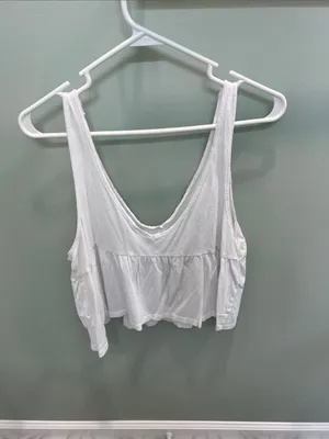 Abound White Peplum Camisole Tank thumbnail 4
