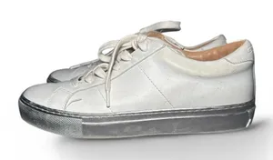 GREATS Royale Leather Sneakers White Made in Italy Women’s 8 Lace Up Casual thumbnail 1