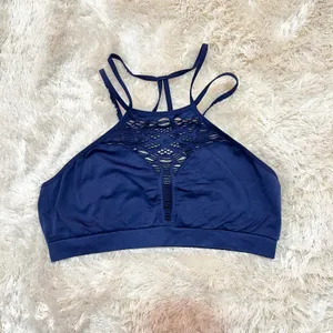 Victoria's‎ Secret Bralette Top Sz Medium Blue Festival Vacation Dainty thumbnail 2