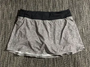 Lululemon Pace Rival Skirt Tall *No Panels 14.5" Heather Lux Multi Black Size 10 thumbnail 1