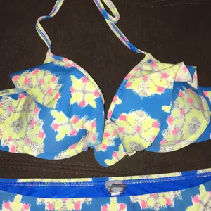 🔵Aerie blue floral bikini swimsuit! Bridget style thumbnail 3