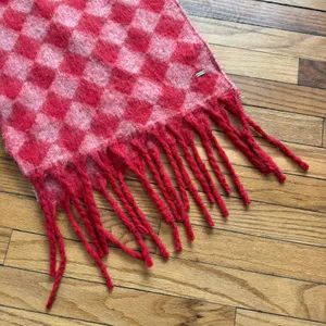 Checkered Scarf Red thumbnail 7