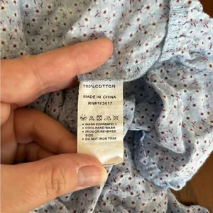 Princess Polly blue floral ruffle skirt size 4 100% cotton thumbnail 3
