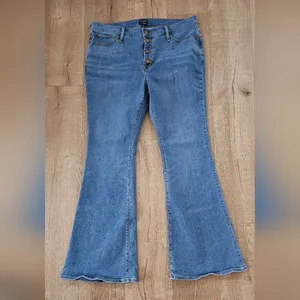 J.Crew Full-Length Flare Jeans – Size 32 thumbnail 2