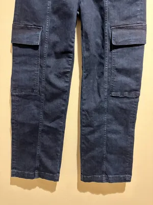 Driftwood Annabel Cargo Stretch Jeans Dark Wash thumbnail 6