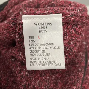 Woolrich Ruby Sweater Vest Size Large Embroidered Cabincore Winter Snowflake thumbnail 7
