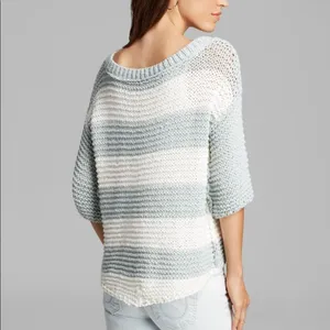 Free People Park Slope Stripe Off Shoulder Sweater thumbnail 2