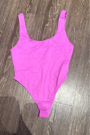 Hot Pink/Neon Pink Only Hearts Bodysuit thumbnail 1