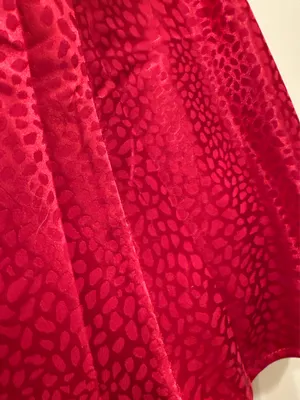 Glam Red Spotted Cowl Neck Tank thumbnail 3