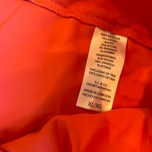 SC & Co. Skort Athletic Tennis Golf Skirt XL Red & White thumbnail 6