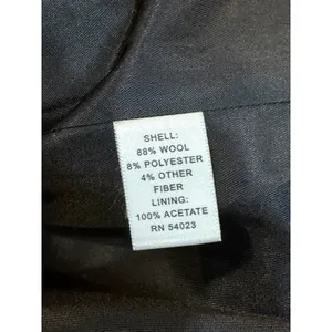 Banana Republic Pea Coat Black White Tweed Wool Blend Double Breasted 4 thumbnail 5