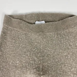 Nanushka‎ Sweatpants Womens Medium Beige Ribbed Knit Flare Leg Pull On Lounge thumbnail 2