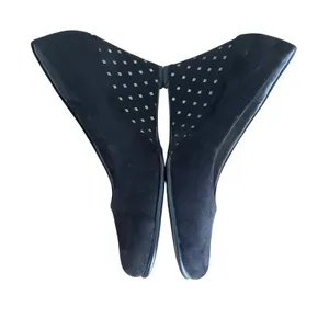 Suede‎ Aerosoles Plum Tree Black Dot Wedge Dress Shoes Size 8.5 Studded Detail thumbnail 4
