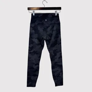 Lululemon Womens Leggings Black Align High Rise Camo Pull On Stretch Yoga Size 6 thumbnail 3