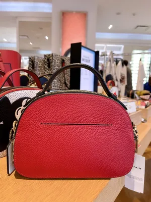 Coach Disney Mickey Mouse Leather Crossbody c6977 thumbnail 3
