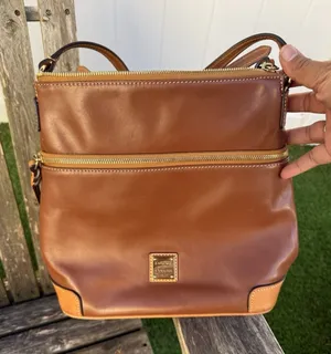 Dooney & Bourke Wexford‎ Smooth Leather Crossbody Natural J thumbnail 1