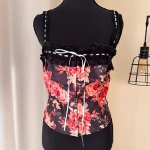 Free People x REVOLVE Belle Floral Corset Top NWT Small thumbnail 2