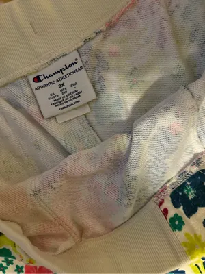 Champion Women’s Floral Drawstring Shorts - White Multicolor thumbnail 3