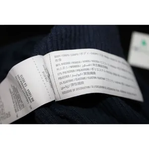 Womens Abercrombie & Fitch Blue Ribbed Stretchy Loungewear Shorts Size Medium M thumbnail 5