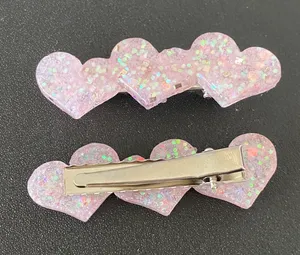 New Heart Hair Clip Set thumbnail 3