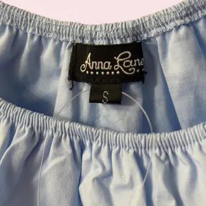 Women’s NWT Anna Rose Boutique Blouse Tassels Baby Blue Small thumbnail 5