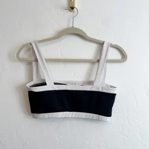 Reformation | Adelina Ecomove Athletic Two-Piece Set in Black & White size Small thumbnail 7
