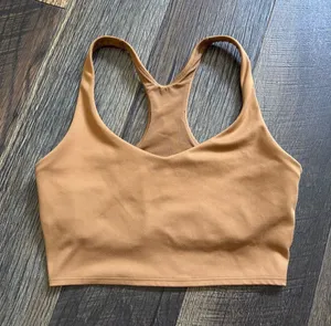 Victoria's Secret PINK Smooth Lightly Lined Low Impact Sport Bra Tan Sz Small thumbnail 1