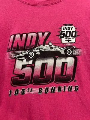 Indy 500 Tee Pink Size M thumbnail 2