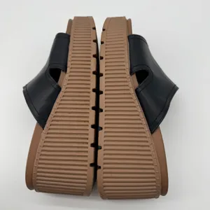 Y2K‎ Chunky Platform Slide Sandals 10 Rouge Helium Wedge Summer Festival Granola thumbnail 6