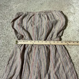 Blue Life‎ Striped Bohemian Coastal Linen Cotton Jumpsuit Wide Leg R059-5904 thumbnail 3