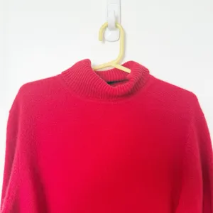 Vintage Pursuits Womens Cashmere Turtle Neck Sweater Small Red Old Money Holiday thumbnail 2
