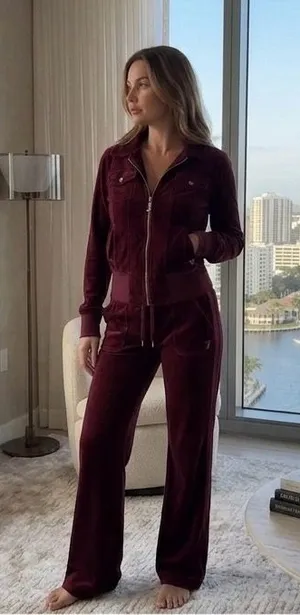 Vintage Juicy Couture Velour Tracksuit 2-piece set thumbnail 3