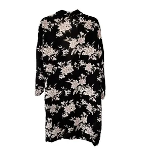 Spiritual Gangster Maya Kimono Beach Swim Coverup Floral Tie Closure V-Neck thumbnail 2