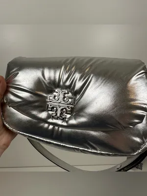 Tory Burch Britten Metallic Puffy Convertible Crossbody thumbnail 2