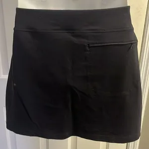 FootJoy Women’s Black Golf Skort with Built in Mesh Shorts with Pockets- Medium thumbnail 7